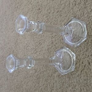 Pair of vintage candlestick holders